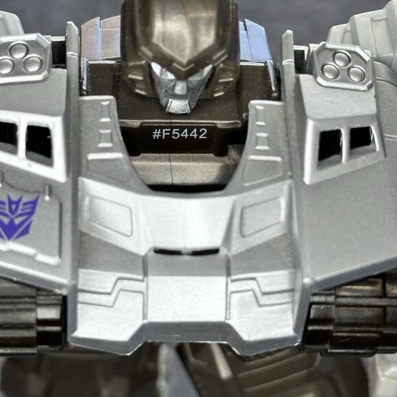 Transformers Cyber Battalion Megatron Figure Hero’s And Villains Tank Toy Silver - Picture 5 of 5